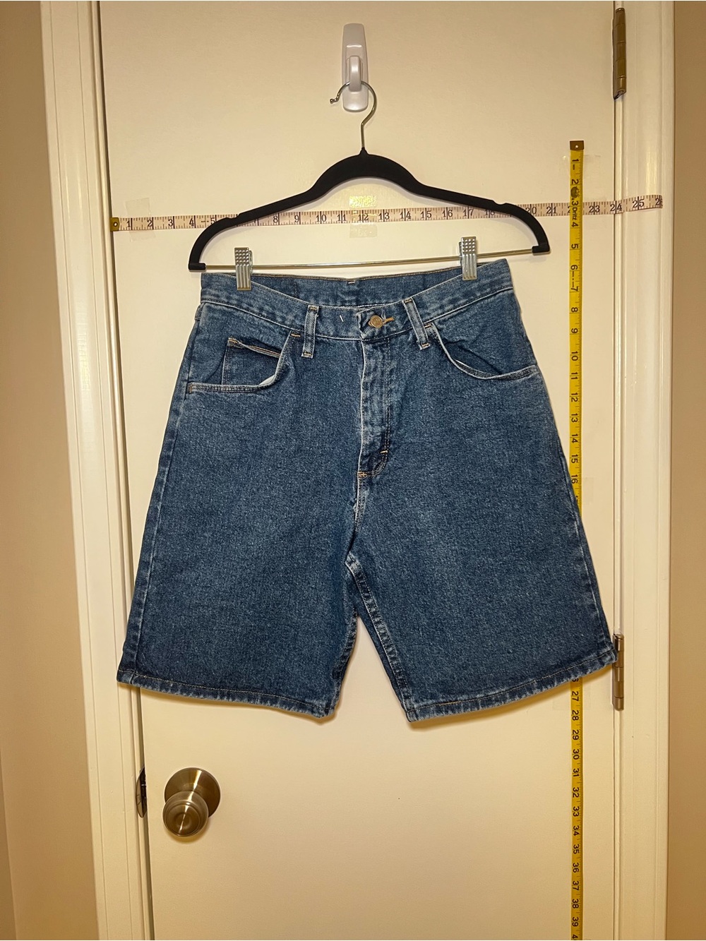 Wrangler Men's Dark Blue Denim Jean Shorts Size 30